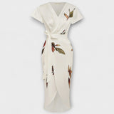 Szatén, átlapolós ruha