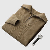 Farkas - Taranto merinógyapjú pulóver cipzárral