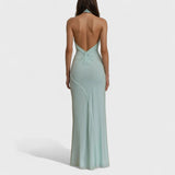 Elina - Halter dekoltúrás ruha