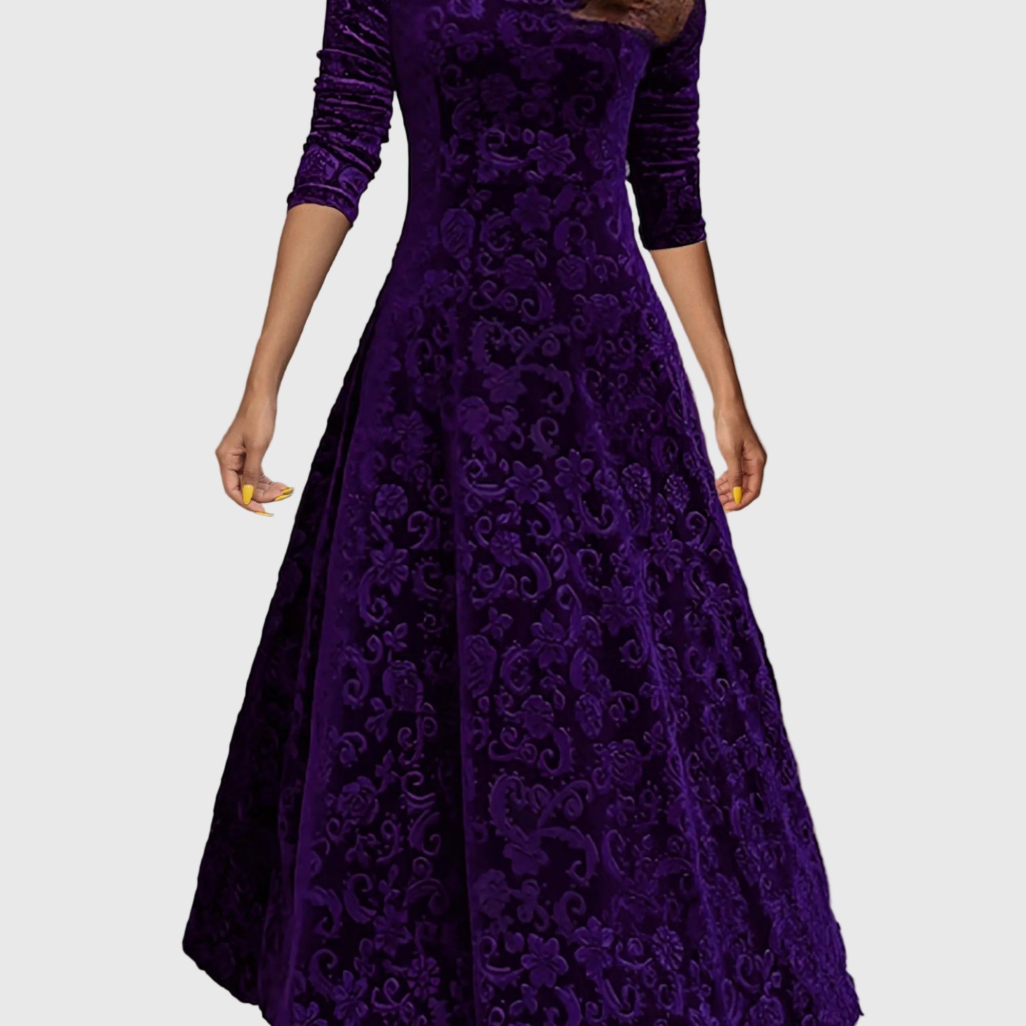 Nancy - Ünnepi Velúr Elegancia Ruha