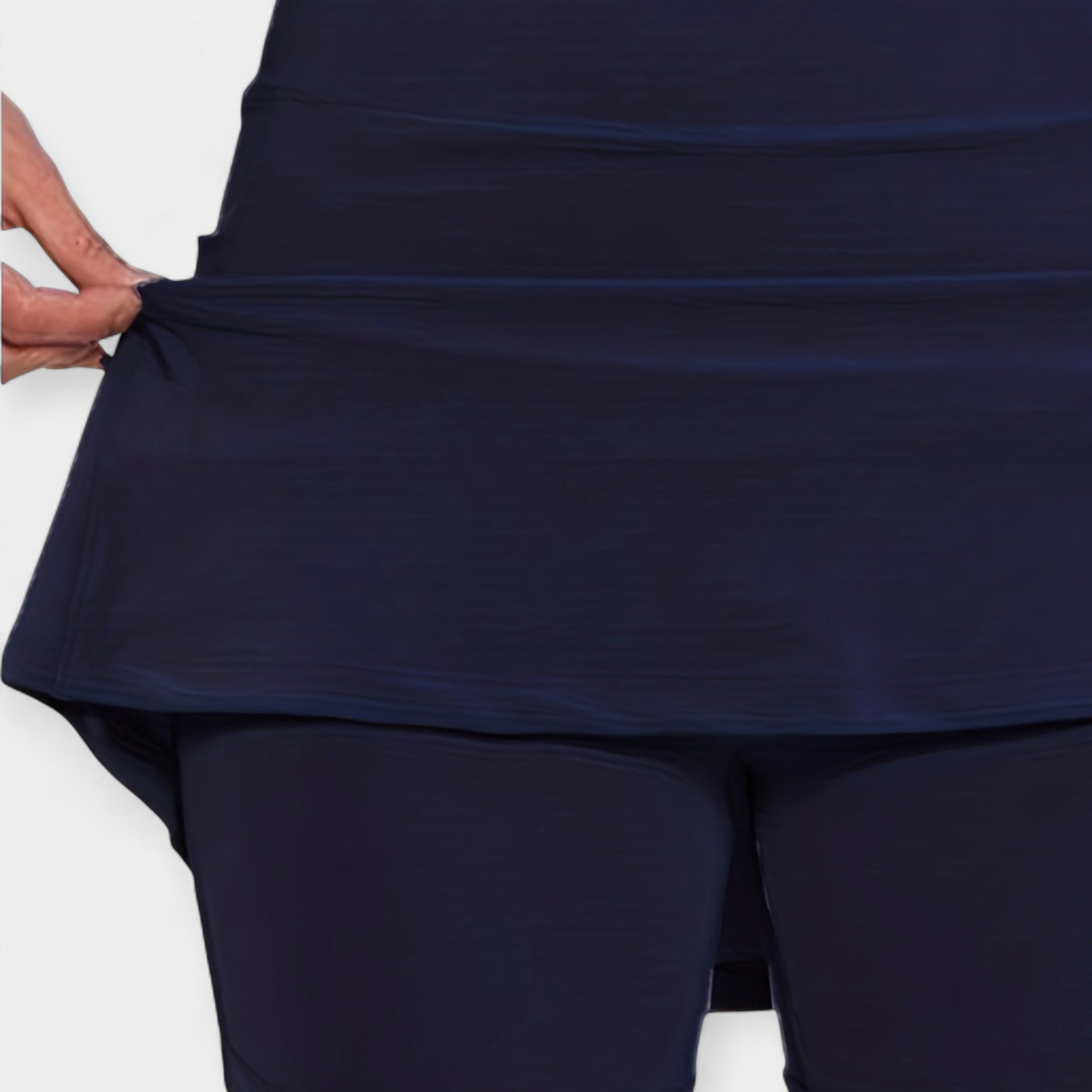 Magas rövidnadrág szoknyával