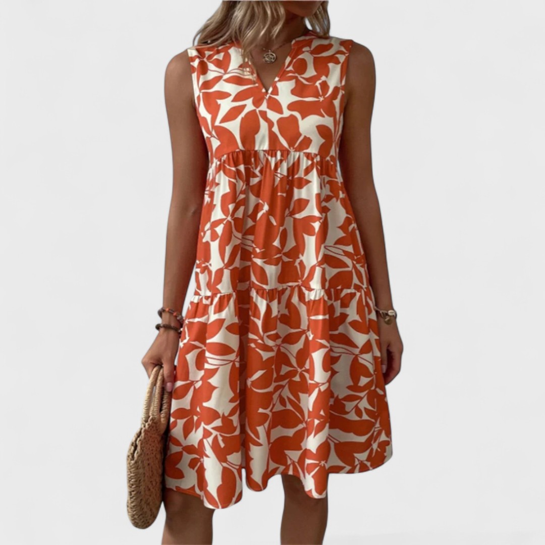 Eszter - Virágmintás Szabad Ruha