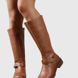 Elsie - Elegáns női csizma alacsony sarkú