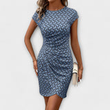 Emma - Rövid tulipánruha célzott mintával