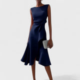 Andrea - Aszimmetrikus ruha elegáns gyűrődésekkel