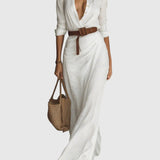 Klara – Elegáns dekoltázsú ruha