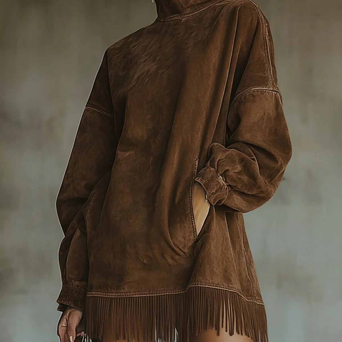 Gabriela | Magas nyakú, francia szélű ante ruha