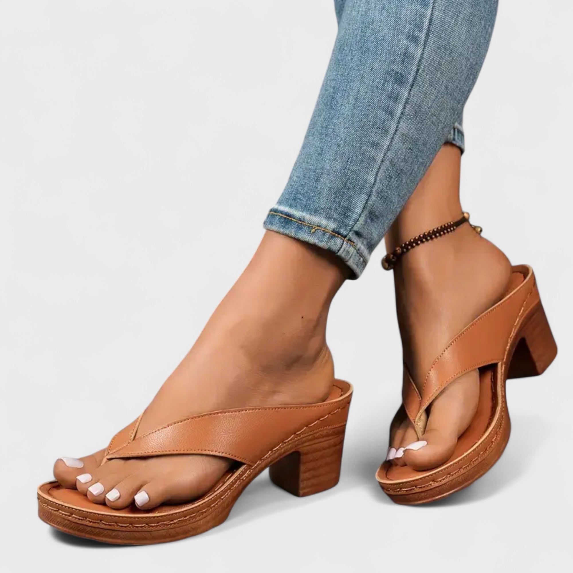 Petra - Ortopéd papucs sarkakkal