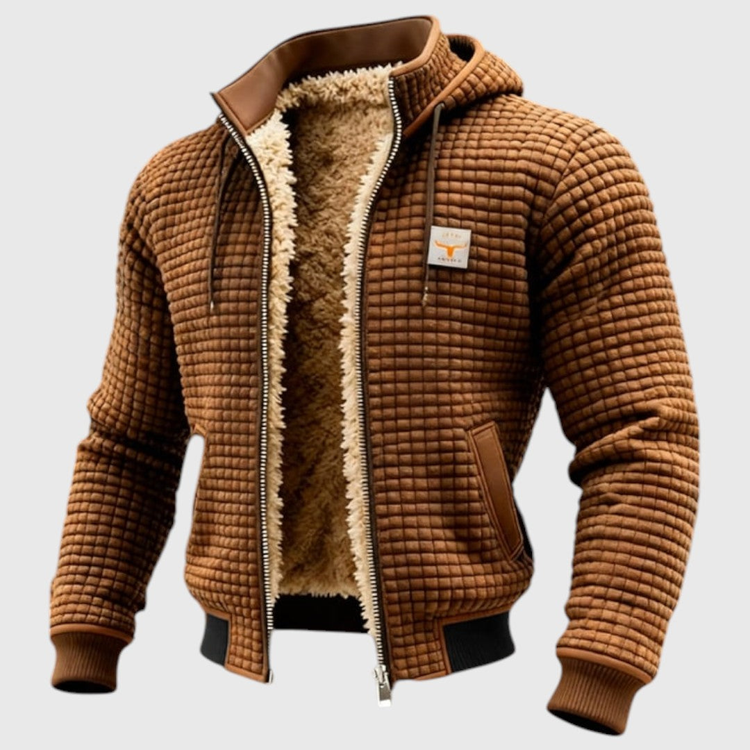 László - Retro dzseki kockás mintával