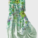 Kerti ruha akvarell mintával