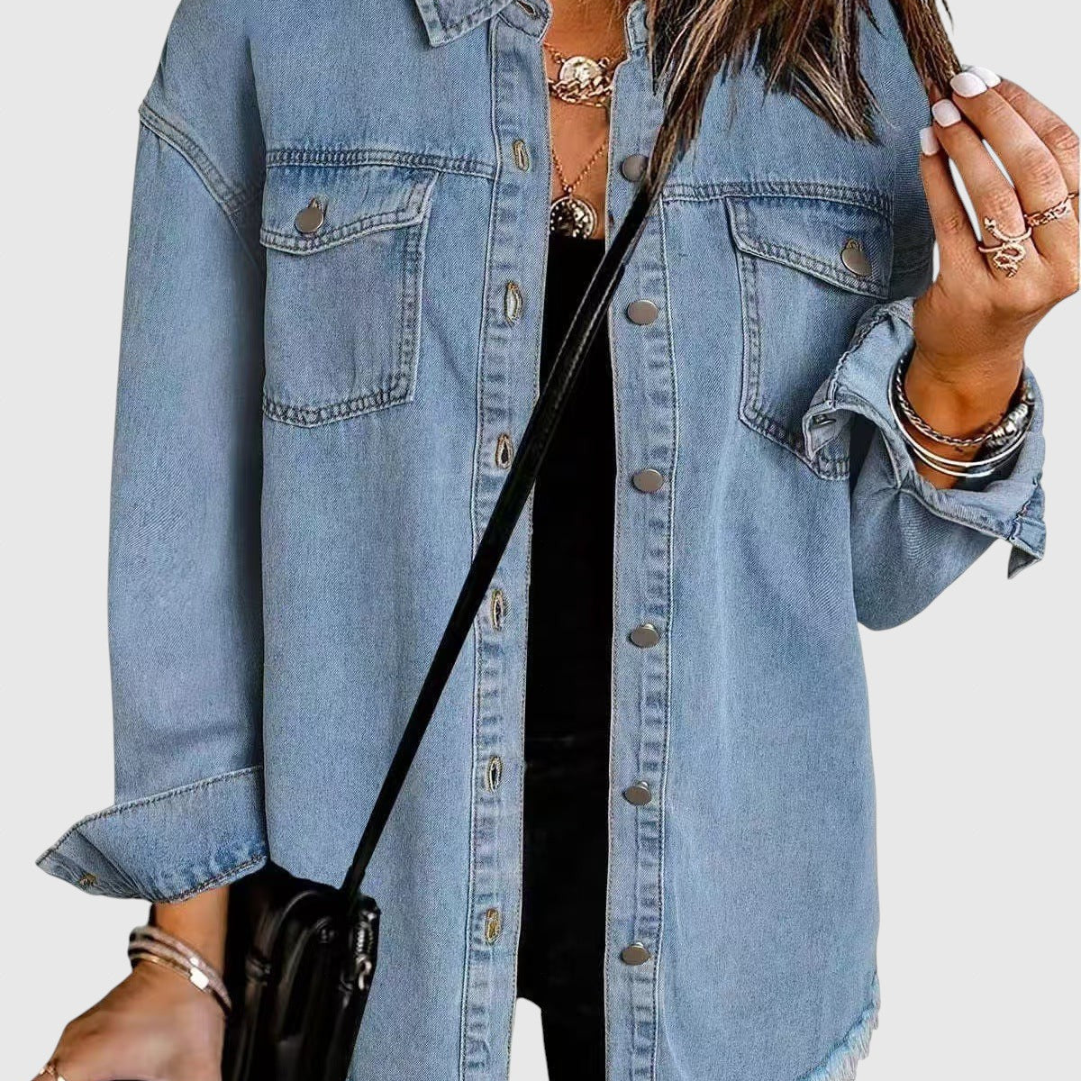 Róza – Női városi bőrkabát