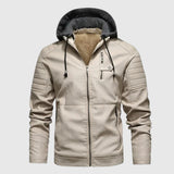 Borisz - Bőrkabát kapucnival