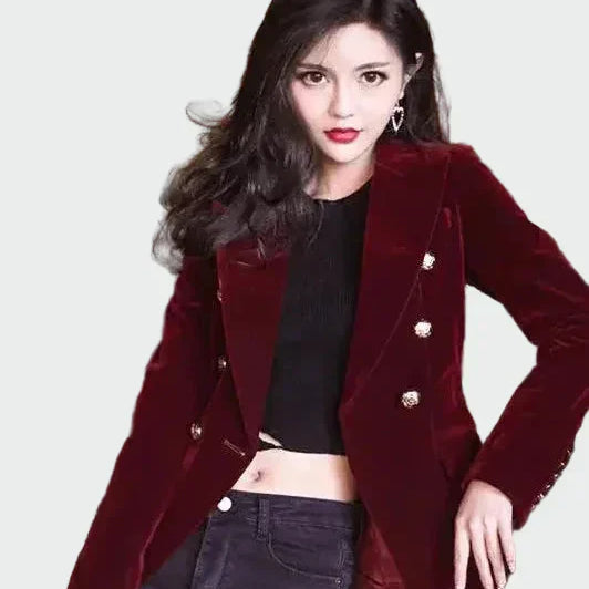 Réka - Elegáns fekete kabát