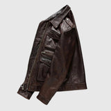 Todor - Bőrkabát zsebekkel