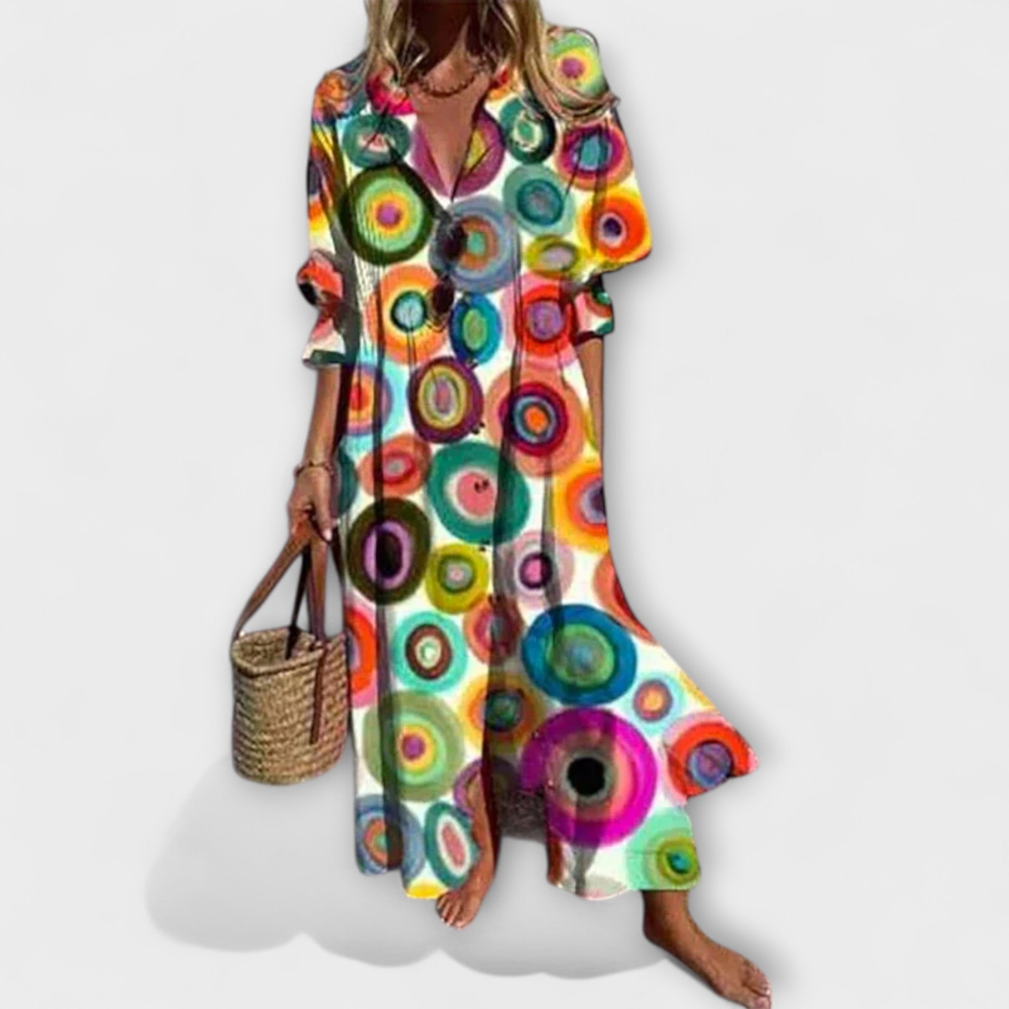 Lila - Személyre szabott maxi kabát hasfedővel