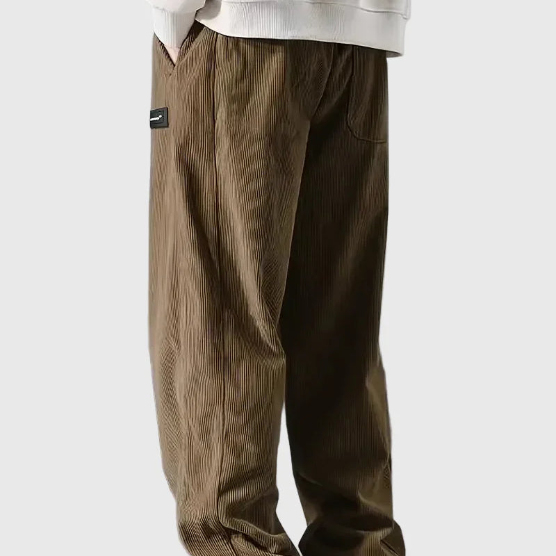 Kényelmes Szarvasbőr Bársony Nadrág