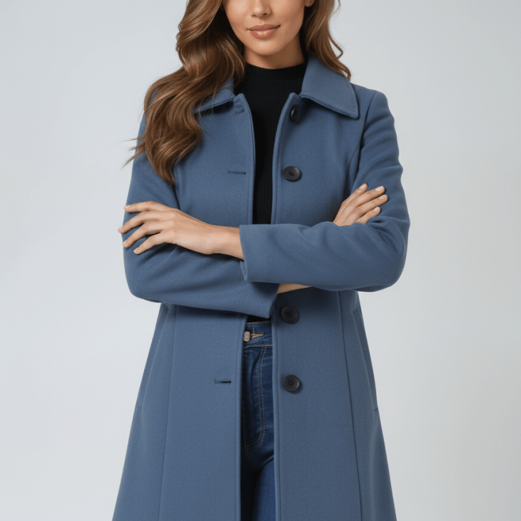 Helena | Női téli kabát egy gombbal