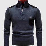 Zsolt - Gyapjú pulóver cipzárral