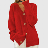 Elóiz - Kényelmes kardigán kötött mintával