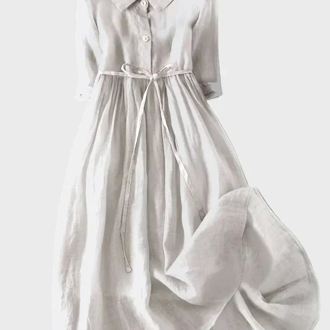 Elegáns galléros ruha