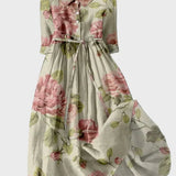 Romantikus virágmintás ruha