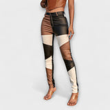 Kalopi - Színes blokk mintás nadrág