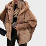 Eurelia – Műbőr Kapucnis Kabát